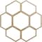 Ekena Millwork Florin Wood Fretwork Pierced Ceiling Medallion, Birch, 20"OD x 7"ID x 3/8"T CMWP20X20X0375FOBI - alternate 1